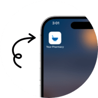Adding the patient portal app icon to a phone home screen